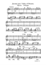 S. Bakharev-D. 'Journey to the Valley of Dreams' for young pianists